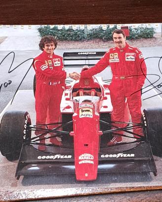 cartolina  Ferrari 1990