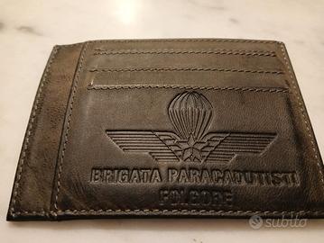 portafoglio uomo  Folgore in vera pelle