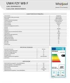 congelatore verticale whirlpool 