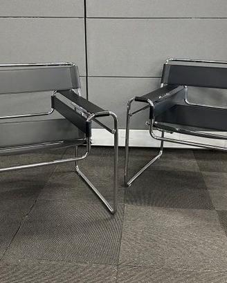 KNOLL 2 Wassily in cuoio nero EXELENT CONDITION