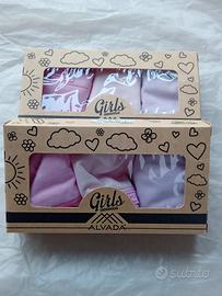 Set 6 slip 8 anni bimba Alvada 