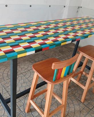 TAVOLO ALTO  180 X 54 X 105>ALT