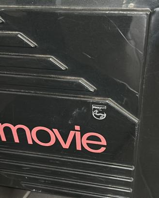 Videocamera vhs movie philips con valigetta
