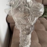 Lampada LED forma vaso  in metallo luce calda