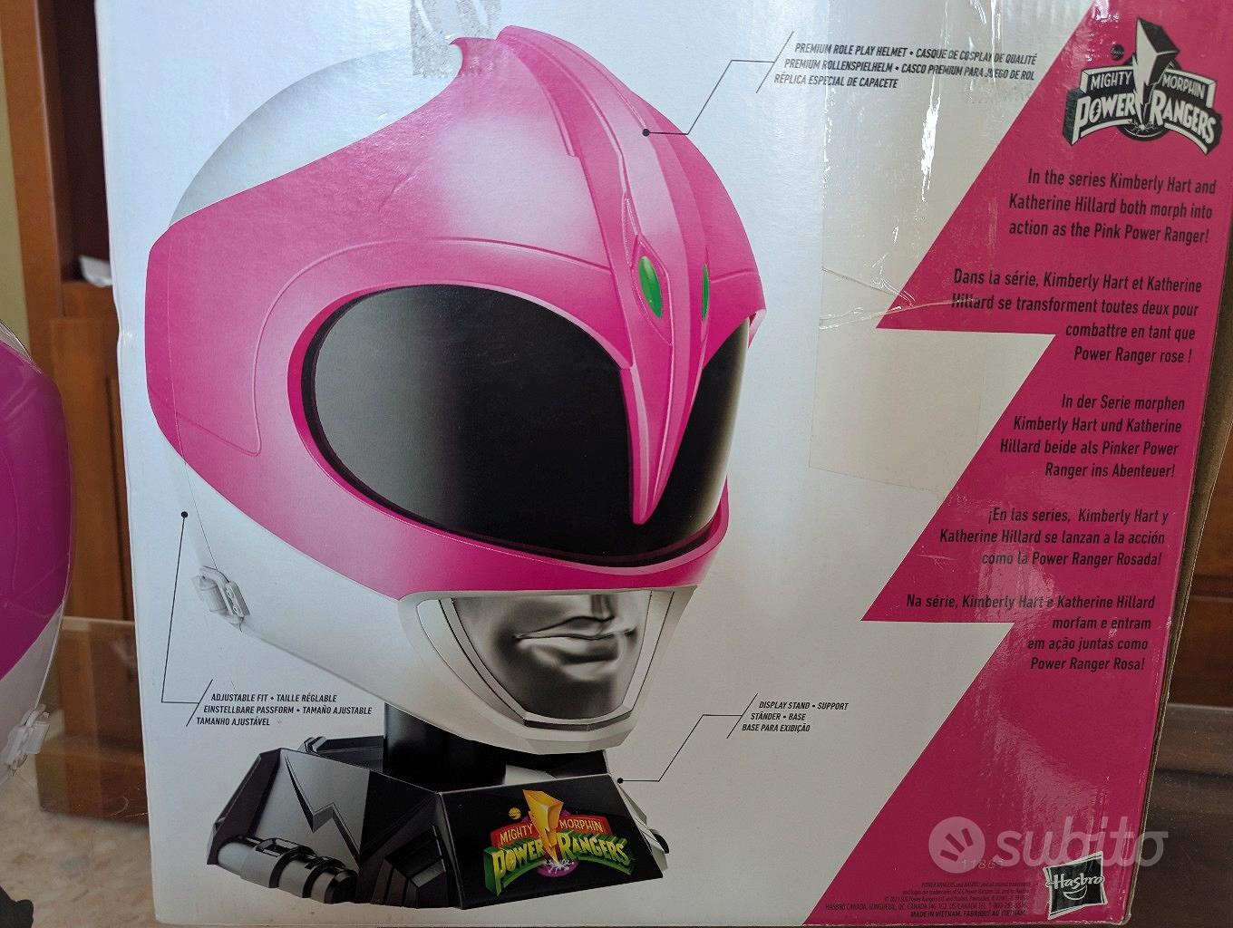 Casco Rosa Power Ranger