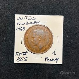 Collectible Coin 1 Penny - George VI 1948 KM# 845