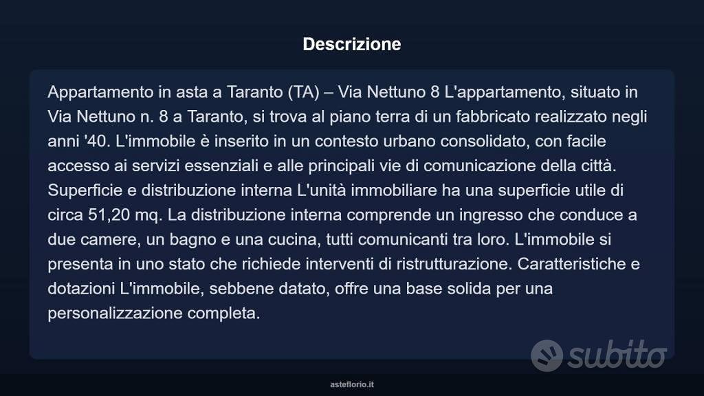 Appartamento – Taranto - Vista 4