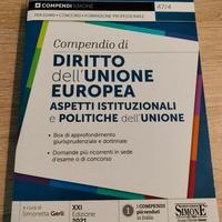 Libro Diritto Unione Europea per concorsi