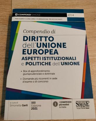Libro Diritto Unione Europea per concorsi