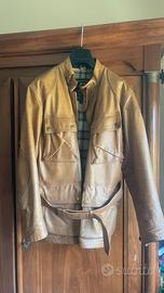 Giacca Belstaff in pelle,in buone condizioni