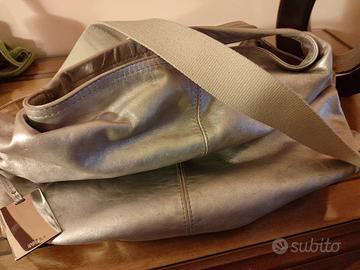 borsa tracolla Furla color argento