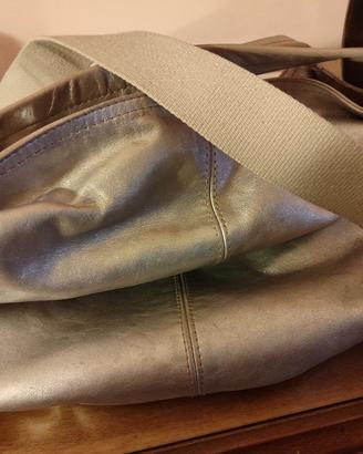 borsa tracolla Furla color argento