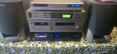 Impianto HI-FI Modulare con Amplificatore Bluethoo