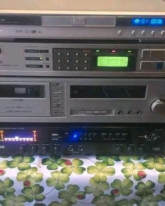 Impianto HI-FI Modulare con Amplificatore Bluethoo
