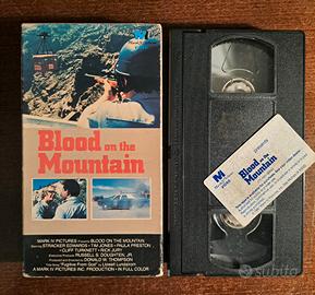 Vhs film originale BLOOD ON THE MOUNTAIN Rarissima