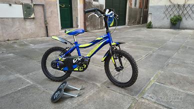 Bici bambino ruota 14 con rotelle anno 2024