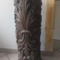 colonna in legno antica 