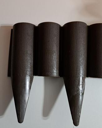 Bordo per aiuole, Effetto Legno, Marrone
