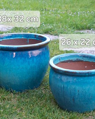 Vasi terracotta smaltati