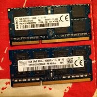 16 Gb DDR3  (2x8Gb) moduli so-dimm per portatile