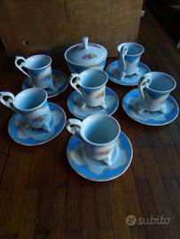 servizio vintage Limoges da 6 caffè 