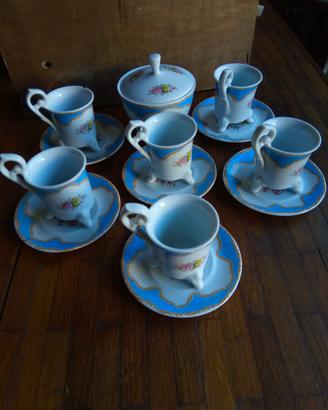 servizio vintage Limoges da 6 caffè 