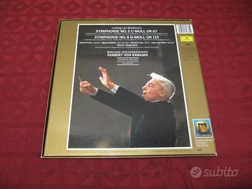 LP Beethoven Sinfonie n. 5 e n. 9 DG box 2 dischi