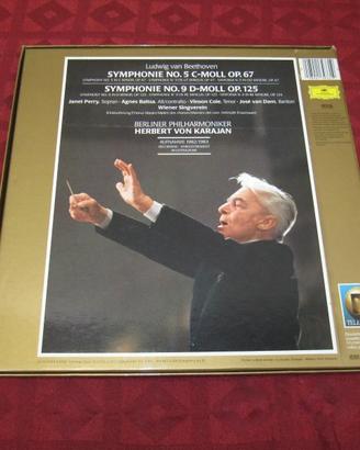 LP Beethoven Sinfonie n. 5 e n. 9 DG box 2 dischi