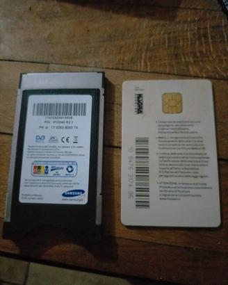 tessera TV sat e cam samsung