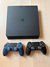 PS4 Slim + 2 joysticks