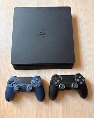 PS4 Slim + 2 joysticks