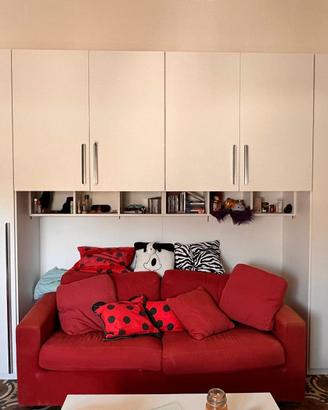 Armadio a ponte  + libreria 2022, 410x250 cm