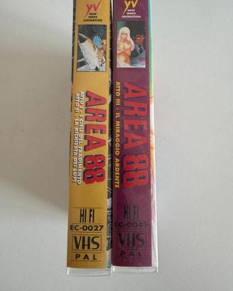 Area 88 VHS Yamato 2 Volumi