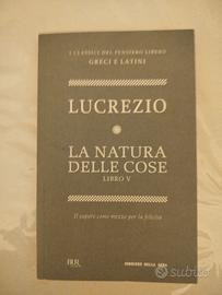 Lucrezio -la natura delle cose (Latino/italiano)