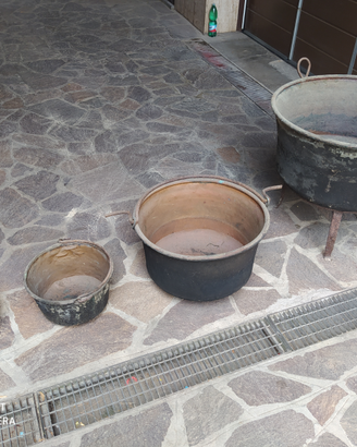 Paiolo caldaio in rame