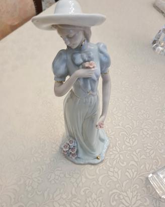 coppia statuine ceramica bambine