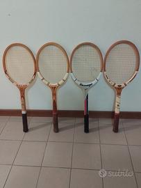 racchette tennis legno vintage 