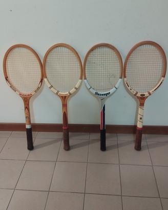 racchette tennis legno vintage 