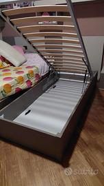 LETTO CON CASSONE CONTENITORE