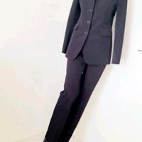 DIVINA Completo Giacca +pantaloni borgogna 42 M