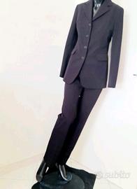 DIVINA Completo Giacca +pantaloni borgogna 42 M