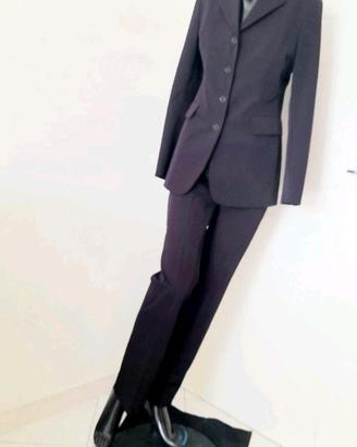 DIVINA Completo Giacca +pantaloni borgogna 42 M