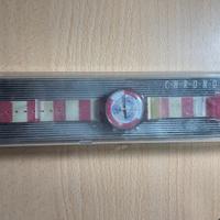  Swatch Chrono NAVY BERRY 1990 
