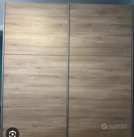 armadio due ante scorrevoli 