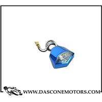 LUCE TARGA LED BIANCO HEPTA BLU ANODIZZATO 12V UNI
