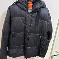 Giubbotto nero da ragazza sunstripes