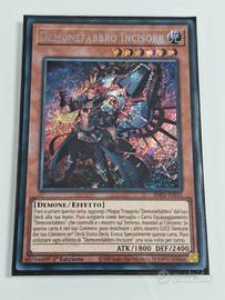 Yu gi oh carta Demonefabbro Incisore 