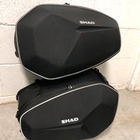 Borse moto SHAD E48 con telai (per Yamaha MT09)