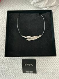 Ciondolo in caucciu e acciaio donna marca breil