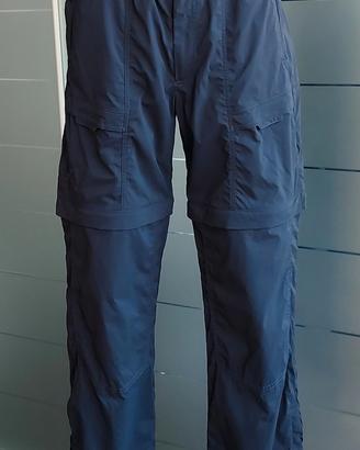 Montura Pantalone Donna Zip Off Trekking Blu tg. M